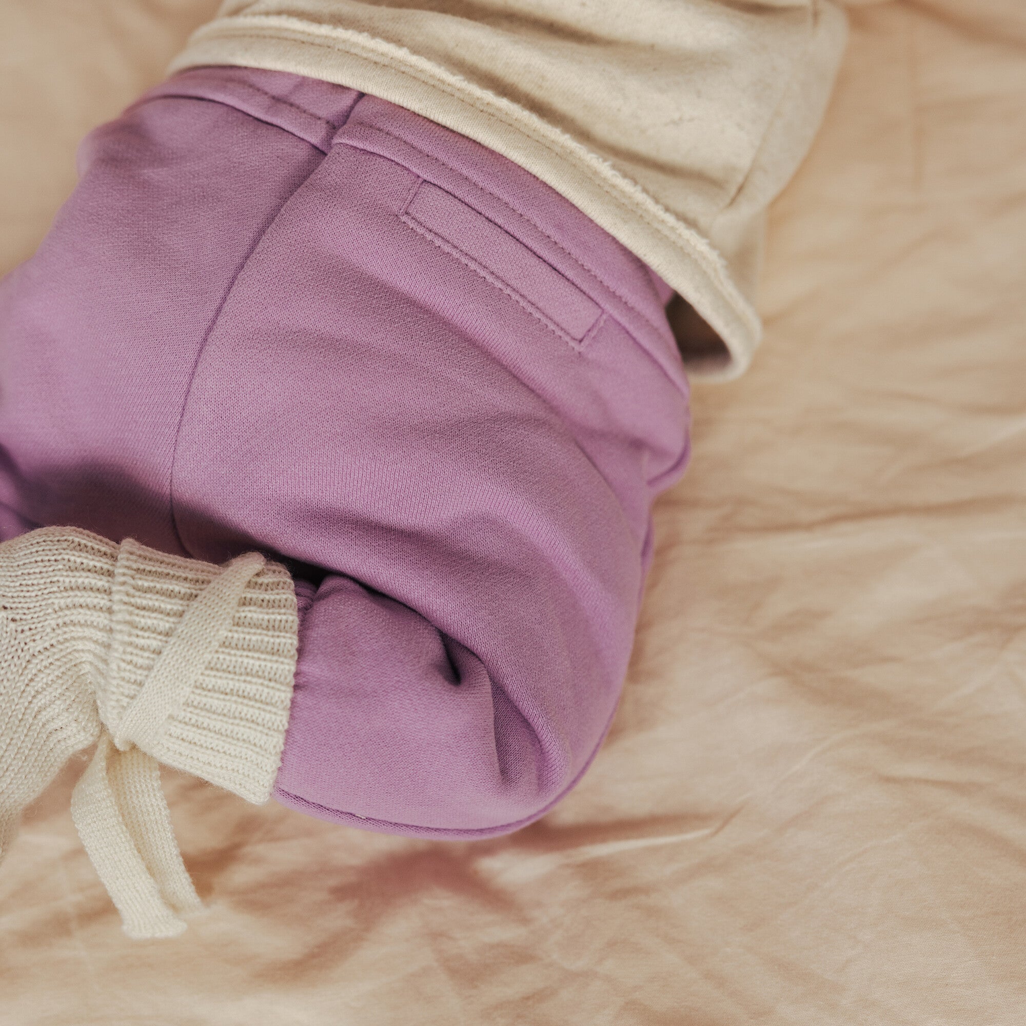 TAPERED BABY SWEAT PANTS (LILAC)