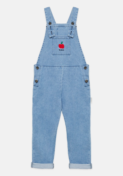 Apple denim overall