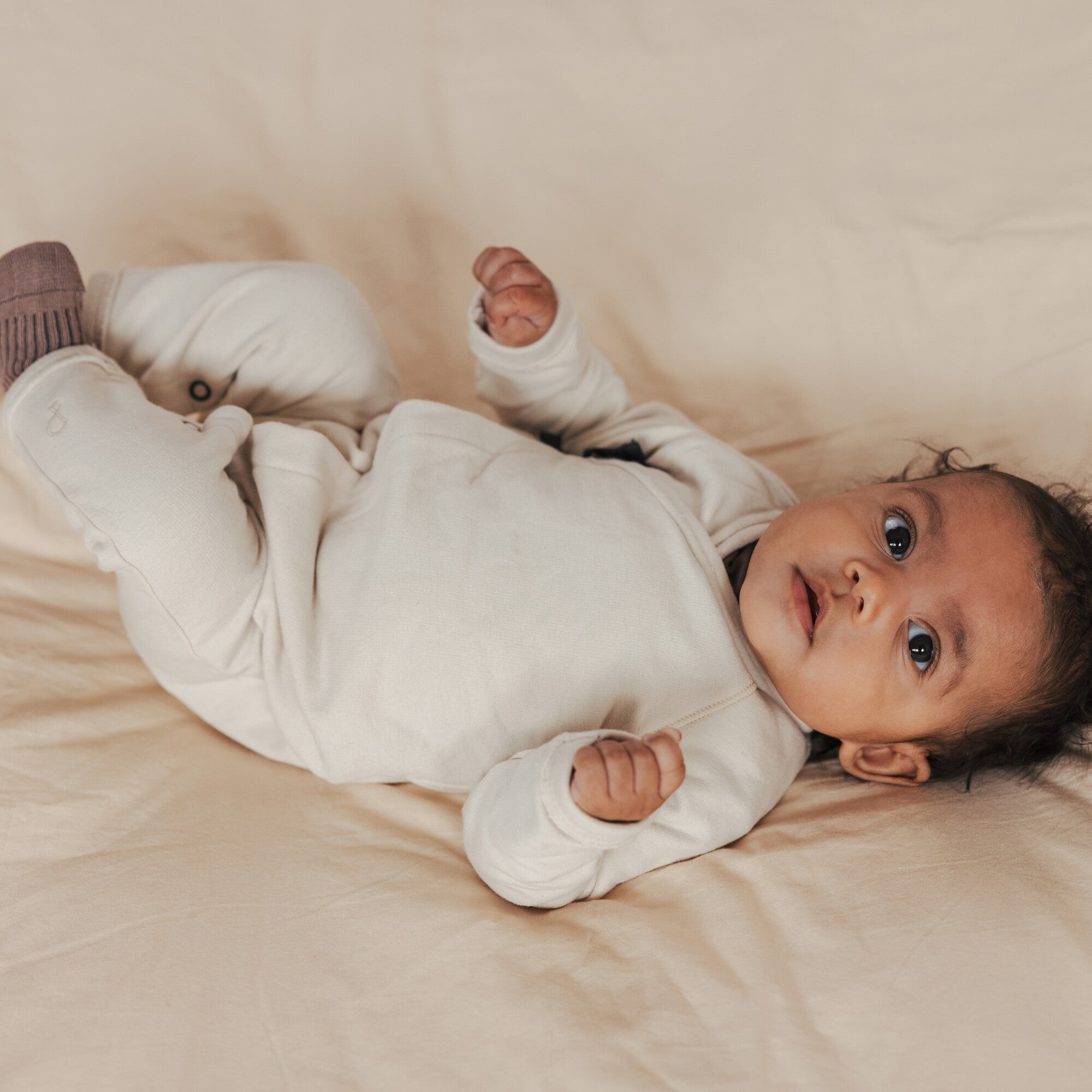 CROSS-OVER NEWBORN SUIT CASHMERE-BLEND