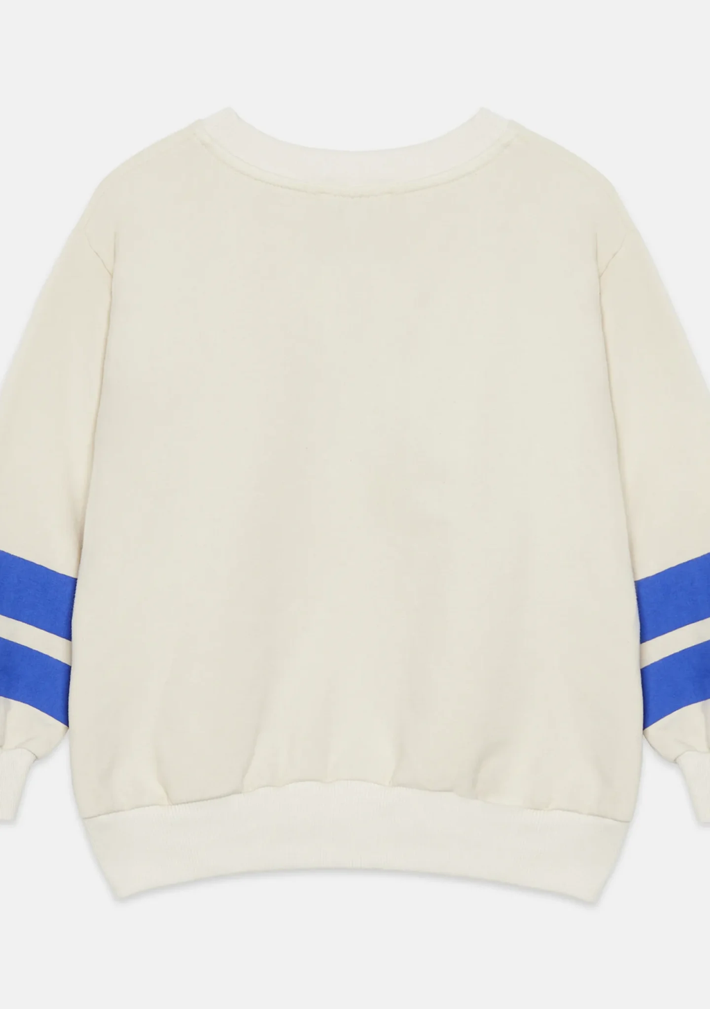 Happy dog striped sweatshirt (ecru)