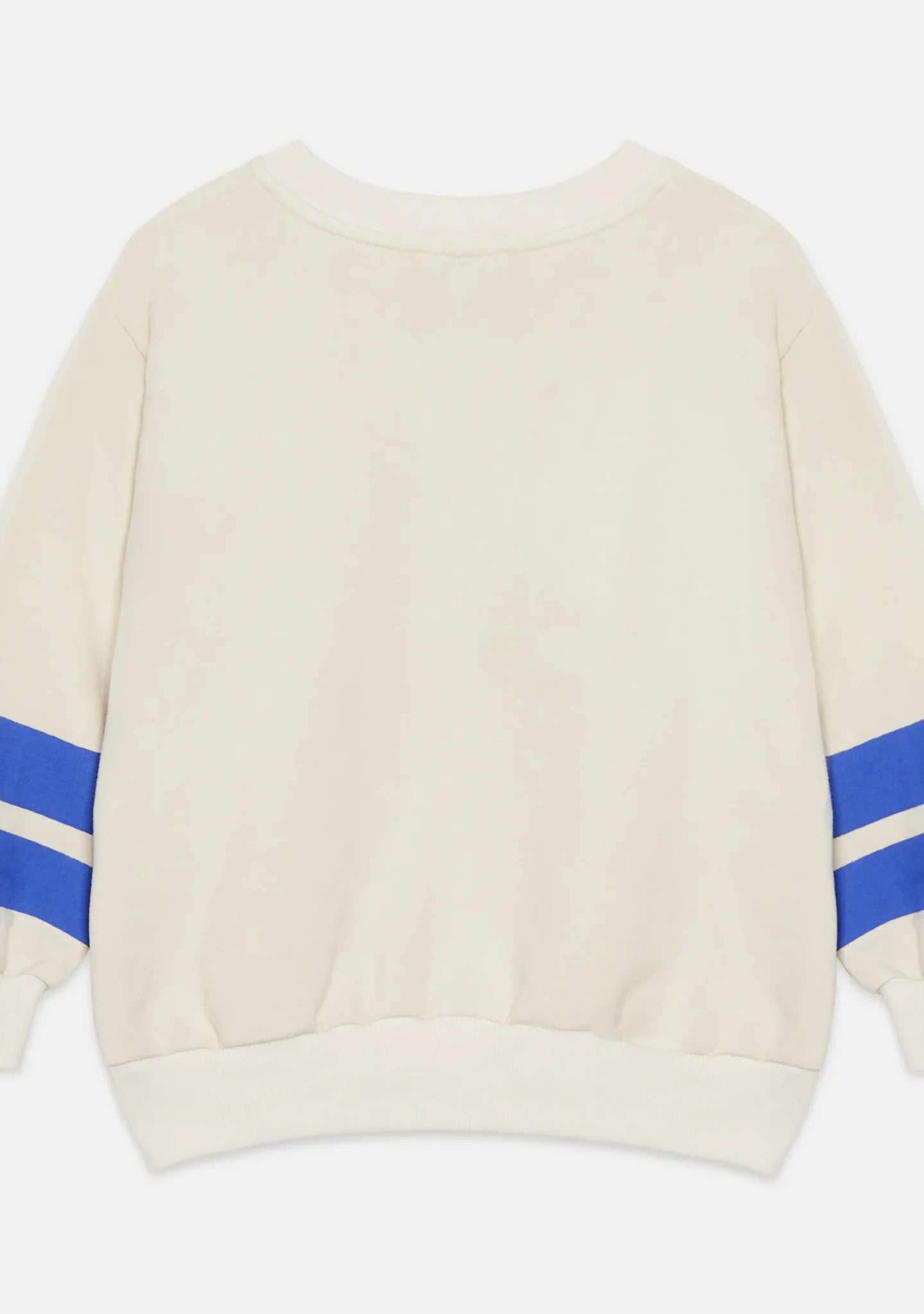 Happy dog striped sweatshirt (ecru)