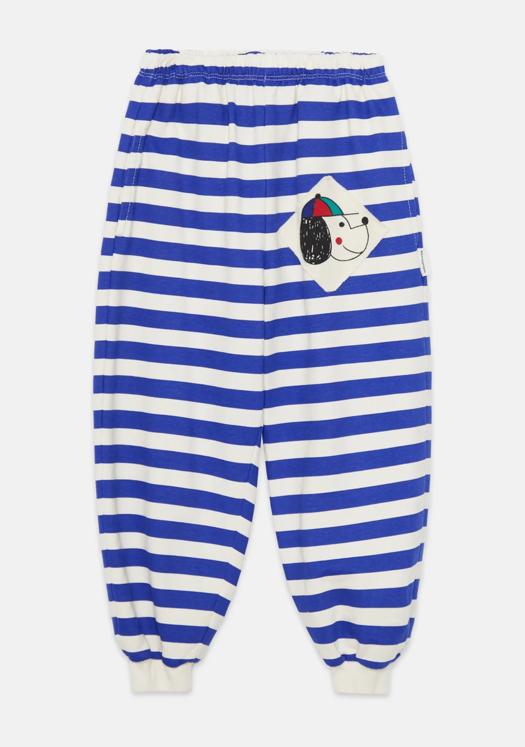 Happy dog stripes sweatpants (Ecru)