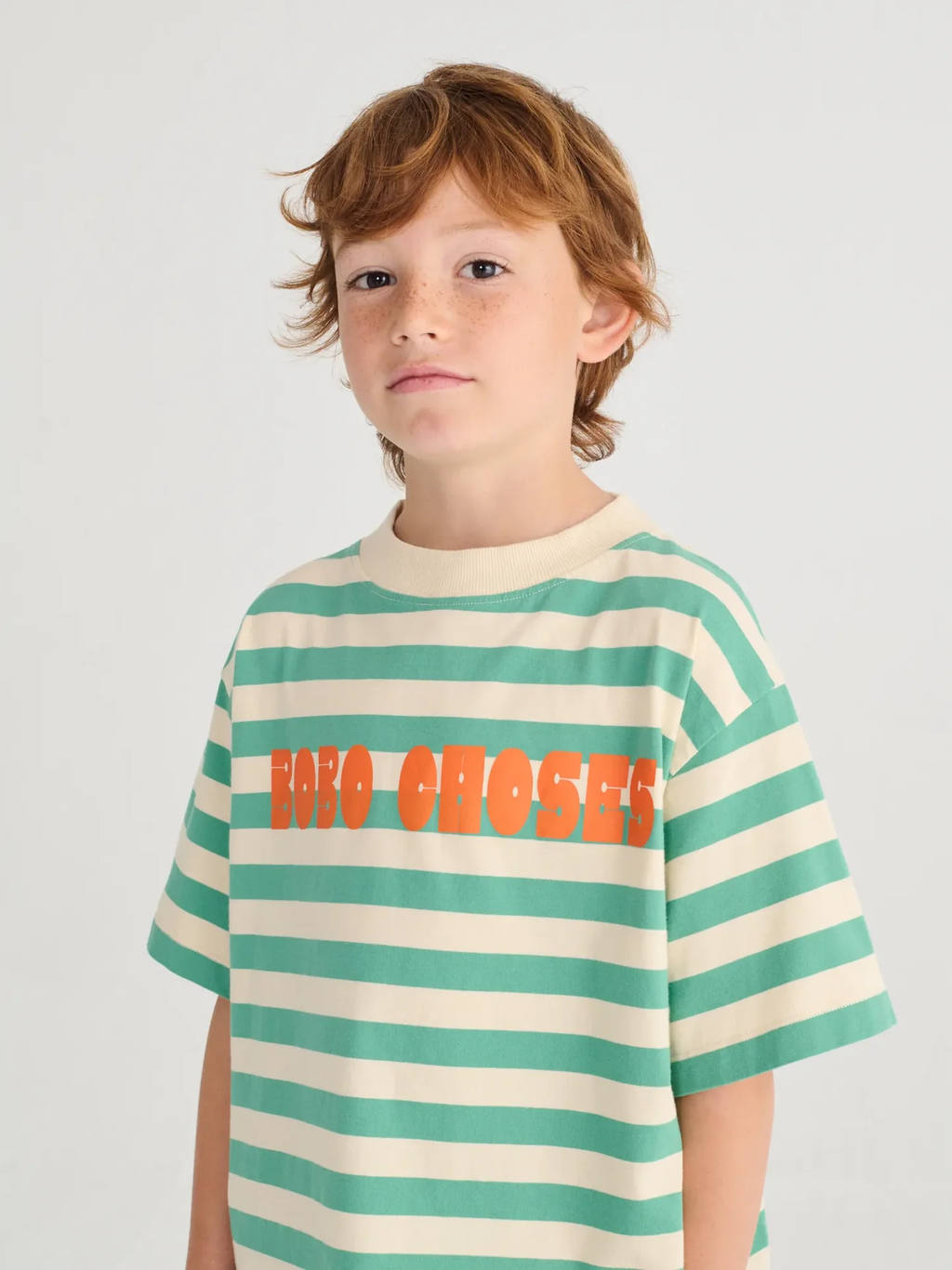 Bobo Choses Modern striped T‑shirt