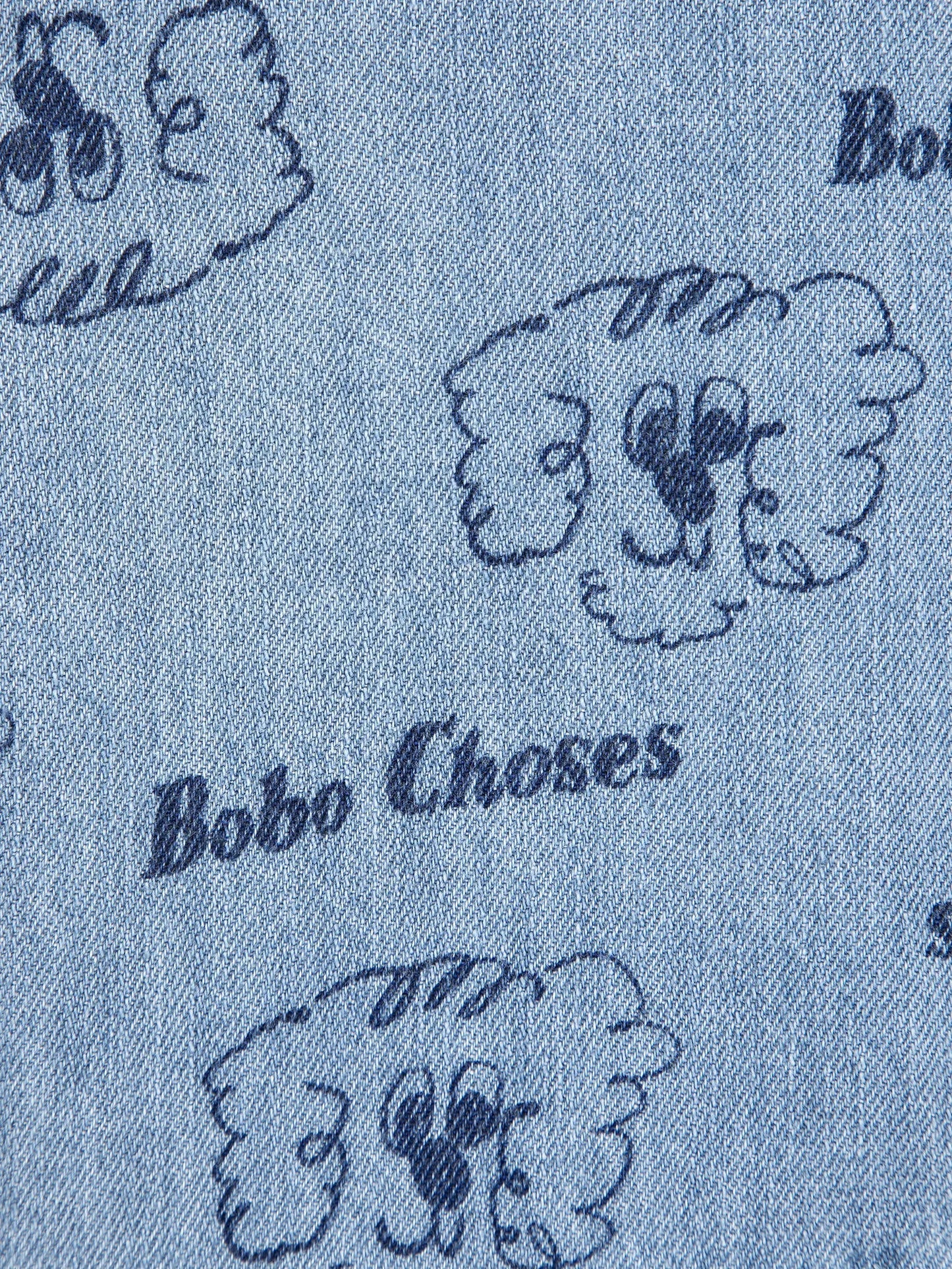 Pickles The Dog all over denim shirt