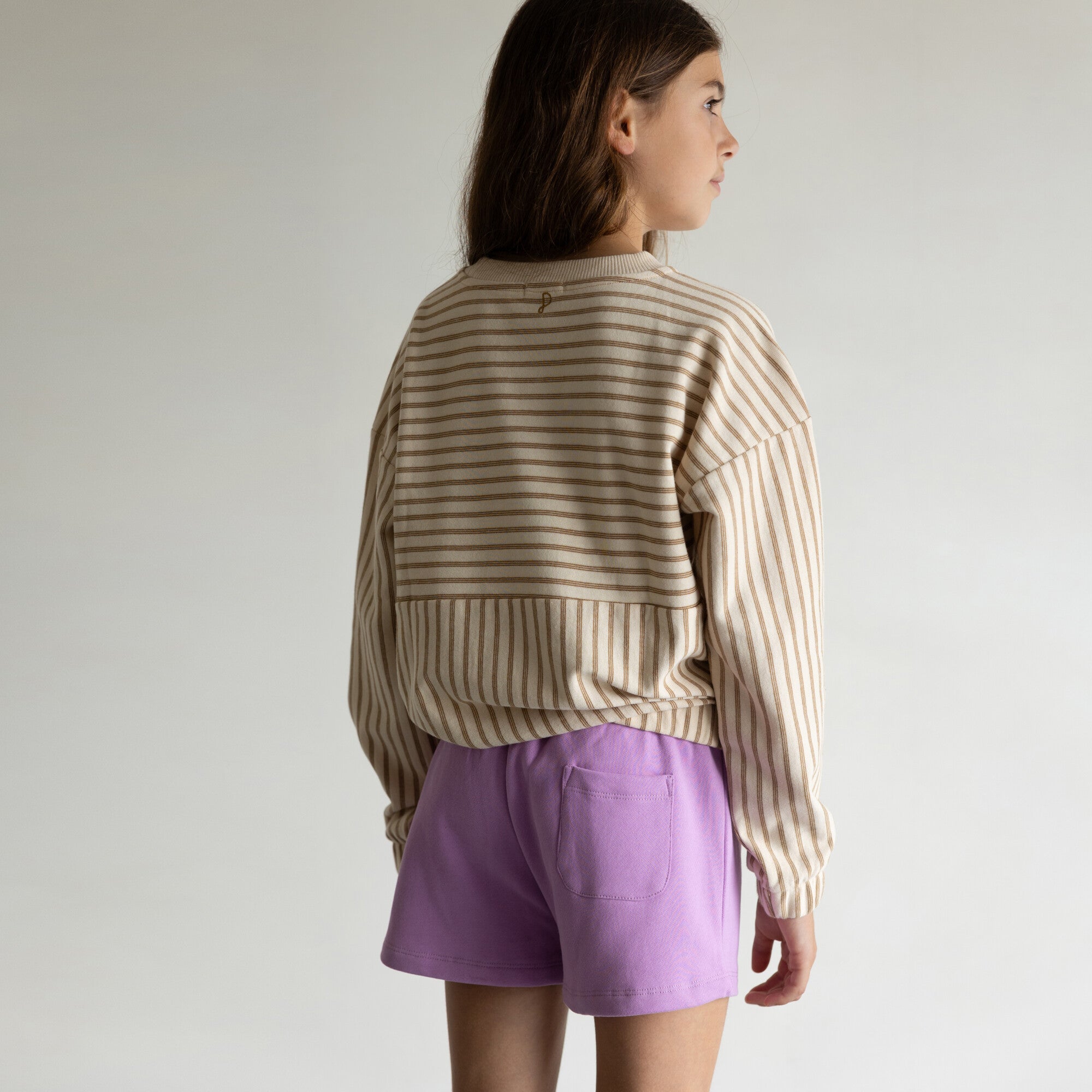 SWEAT BEACH SHORTS (LILAC)