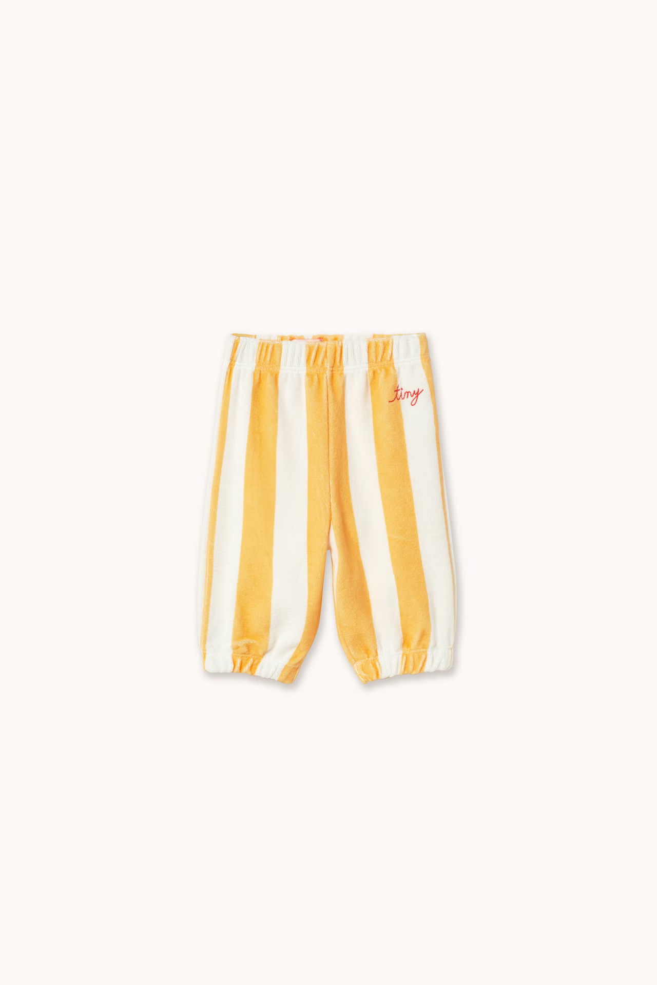 YELLOW STRIPES TOWEL SWEATPANT