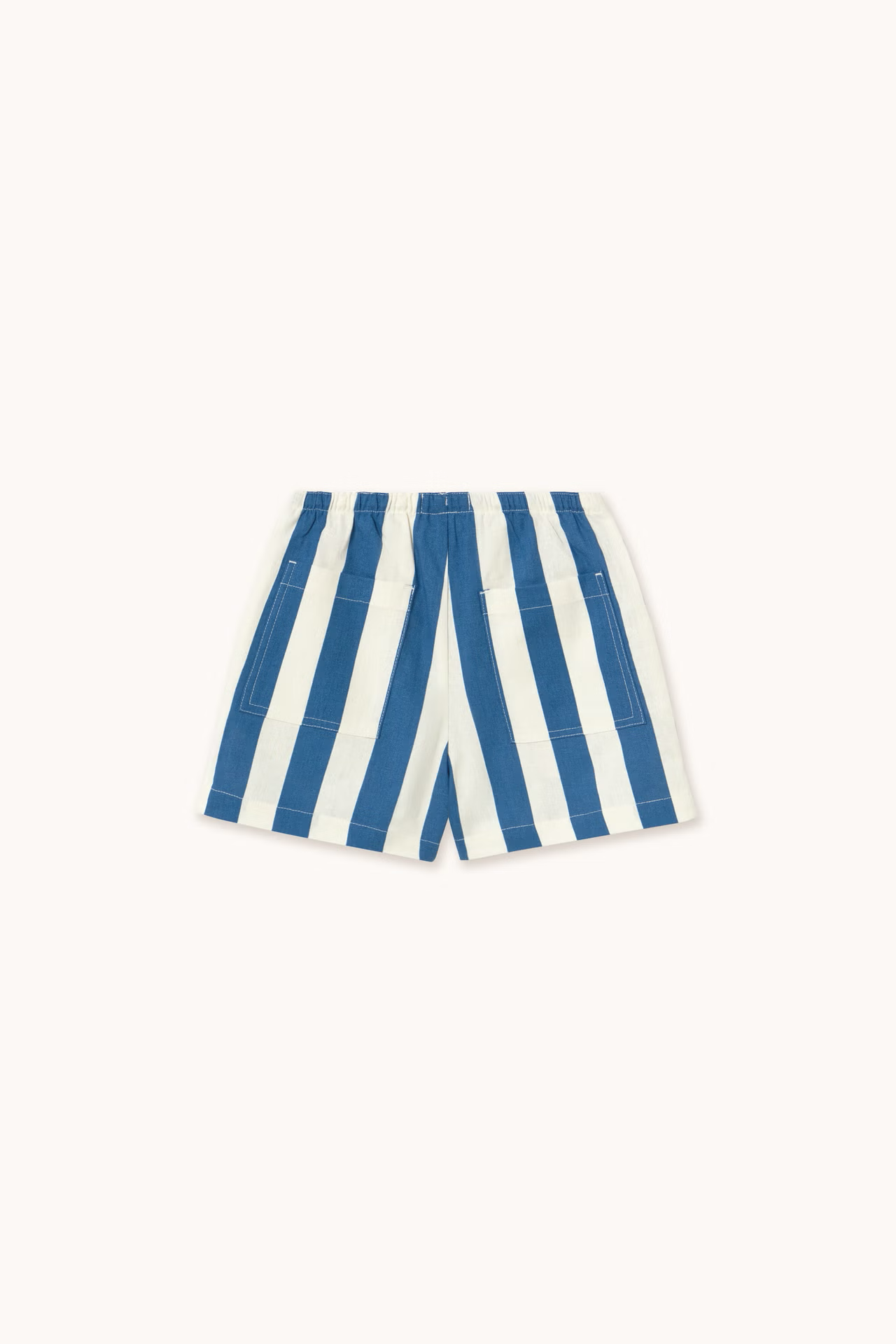 LIGHT NAVY STRIPES SHORTS