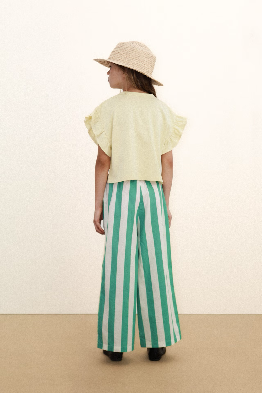 EMERALD STRIPES POCKETS PANT