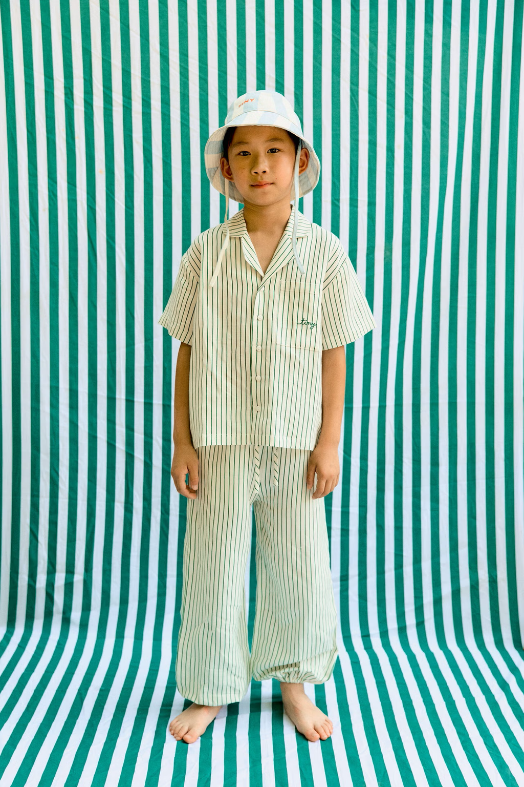 EMERALD STRIPES PANT