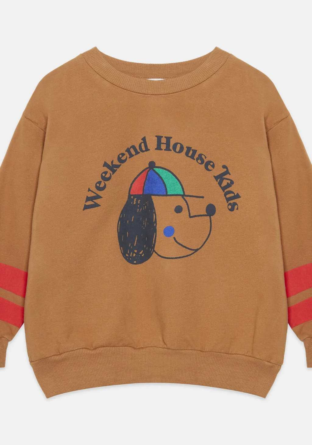 Happy dog striped sweatshirt (Cathay)