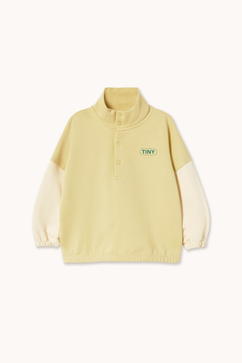 COLOR BLOCK MOCKNECK SWEATSHIRT