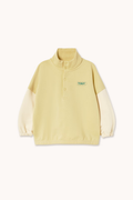 COLOR BLOCK MOCKNECK SWEATSHIRT