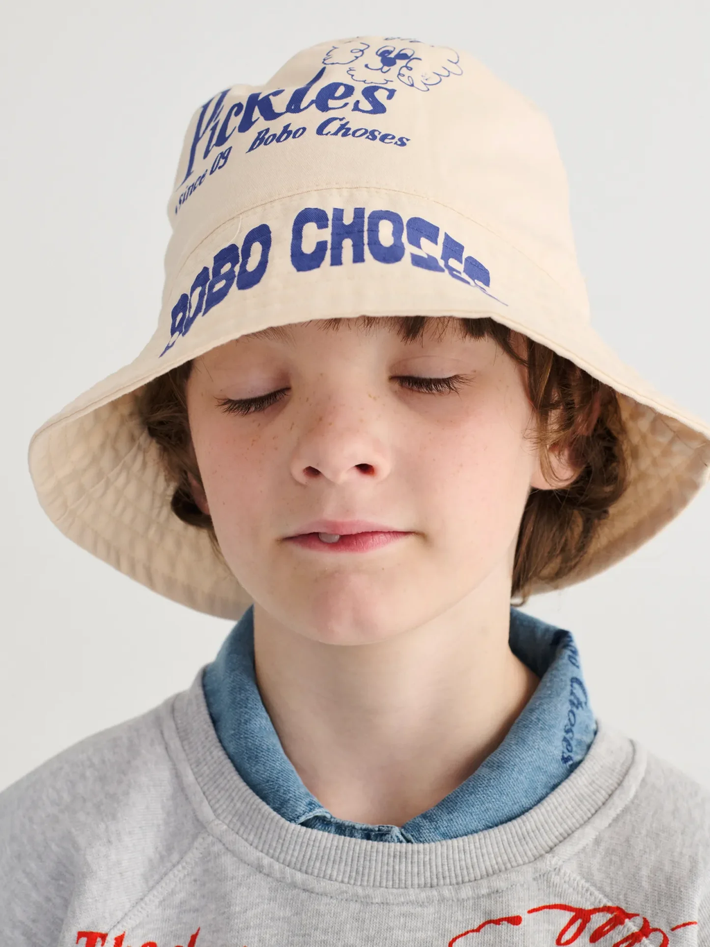 Bobo Choses Pickles reversible hat